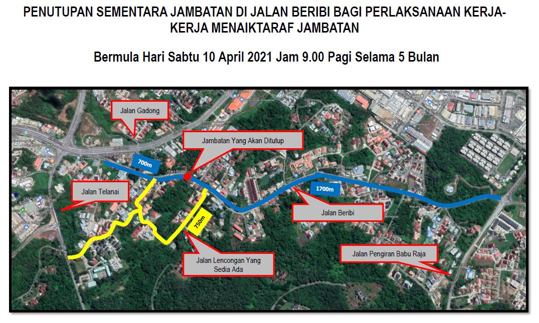 Penutupan Jambatan Beribi 100421.JPG