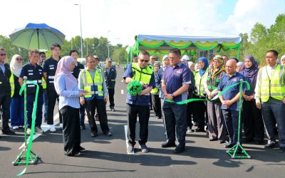 Jejambat di Persimpangan Jalan Utama Mentiri, Jalan Muara Kini Dibuka