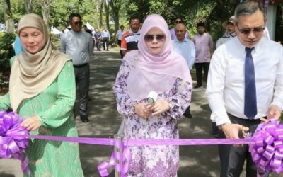 Pertandingan, Pertunjukan Bunga-Bunga Hidup Dirasmikan